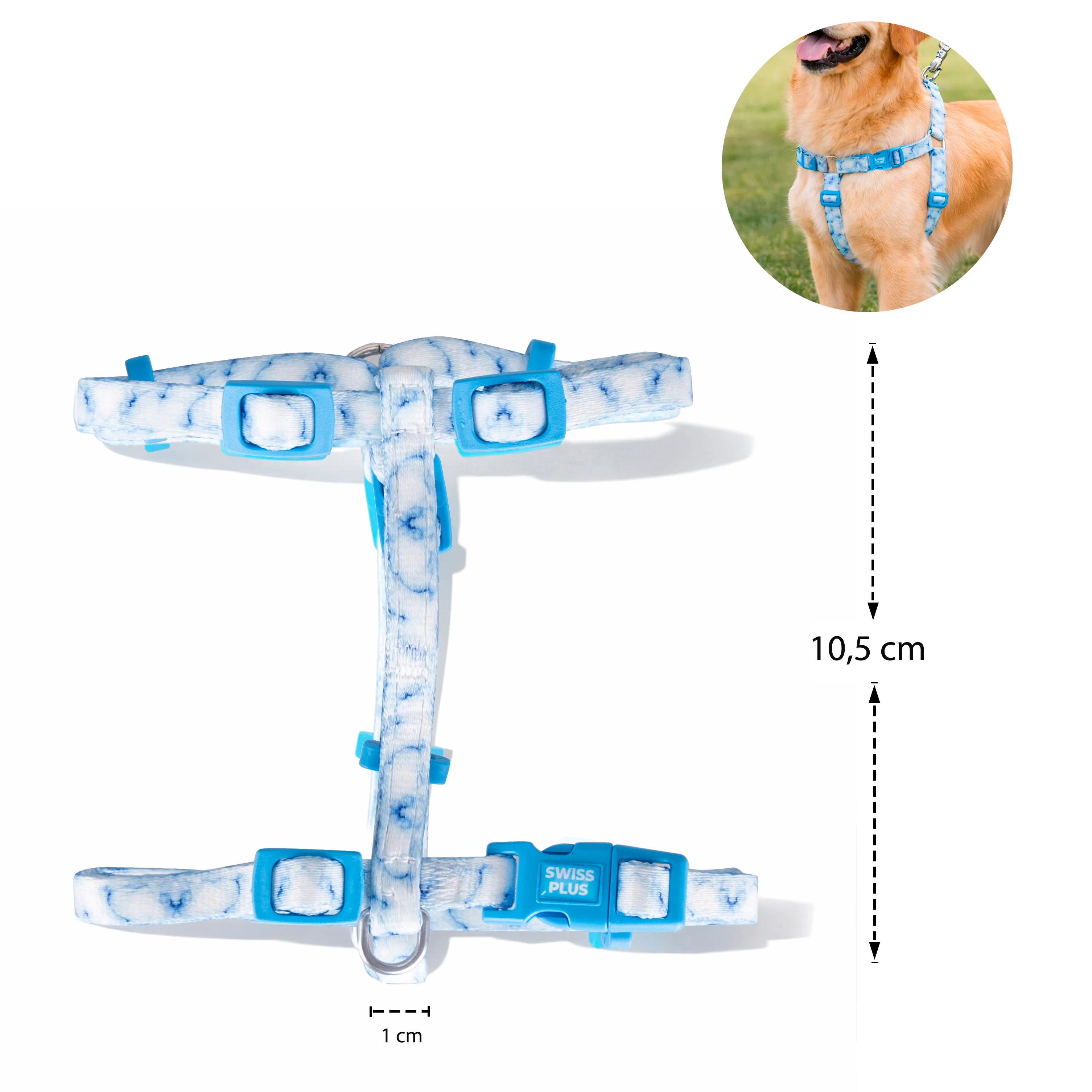 Patterned Recycled H-Type Harness