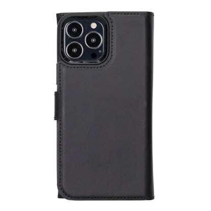 Santa iPhone 13 Pro Max Leather Detachable Wallet Case
