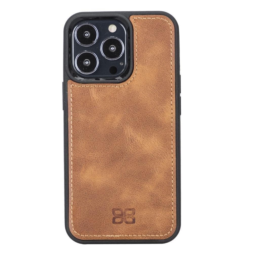 Magic iPhone 13 Series Detachable Genuine Leather Wallet Case - MW