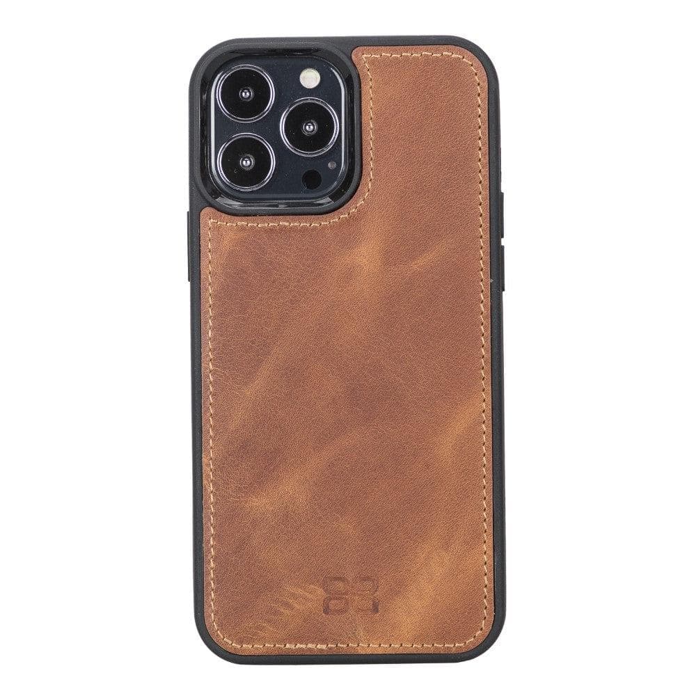 Magic iPhone 13 Series Detachable Genuine Leather Wallet Case - MW