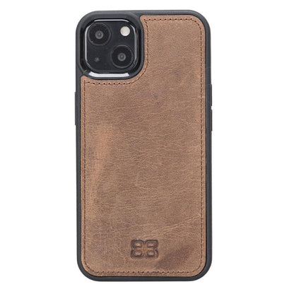 Magic iPhone 13 Series Detachable Genuine Leather Wallet Case - MW