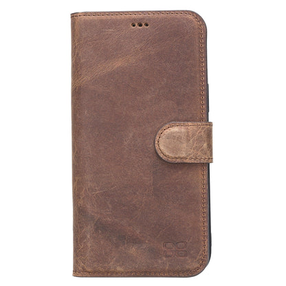 Wallet Case  Series Non-Detachable Genuine Leather Wallet Case - WC