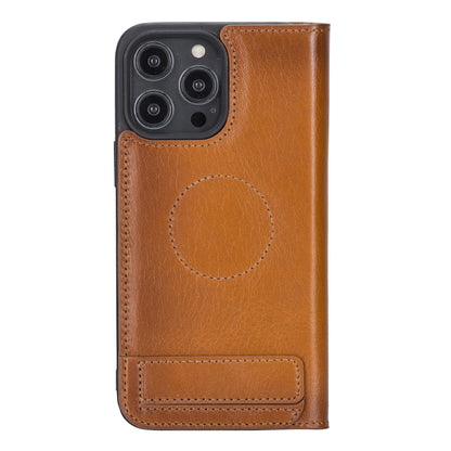 Brookscase Base iPhone 14 Series Genuine Leather Slim Wallet Case