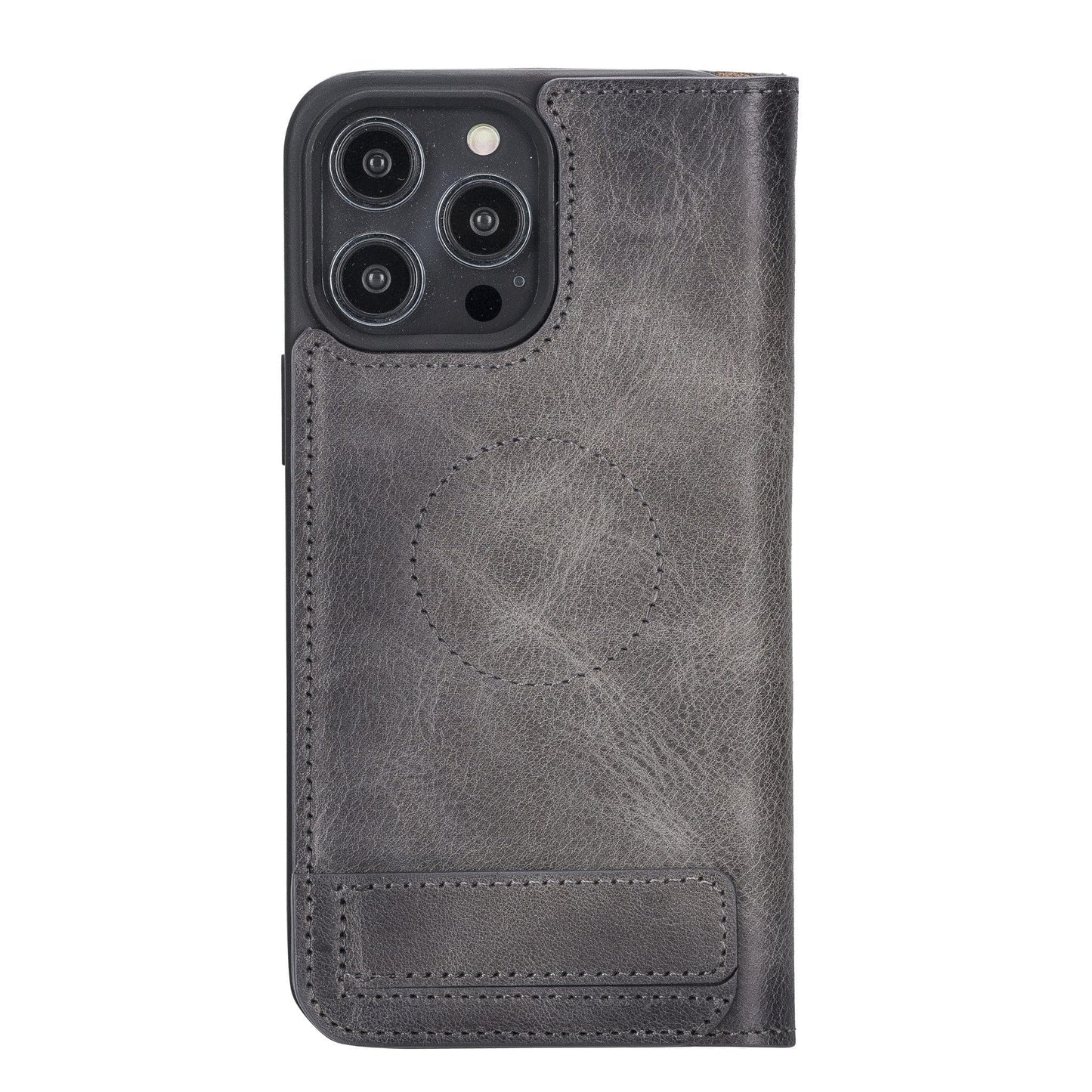 Brookscase Base iPhone 14 Series Genuine Leather Slim Wallet Case