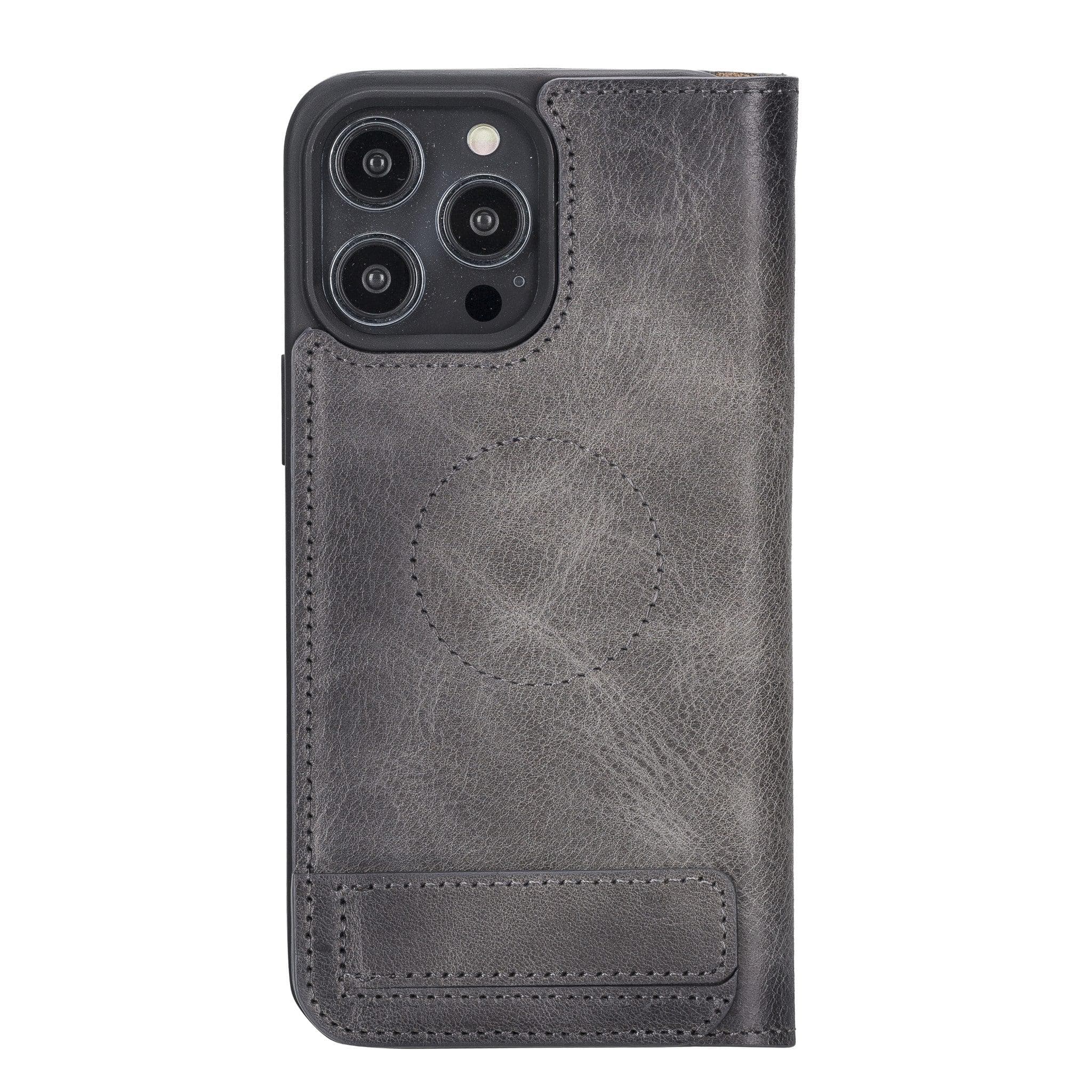 Brookscase Base iPhone 14 Series Genuine Leather Slim Wallet Case