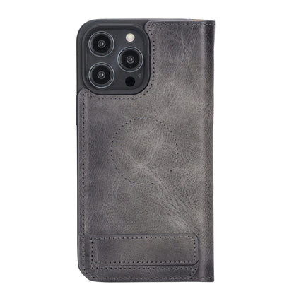 Brookscase Base iPhone 14 Series Genuine Leather Slim Wallet Case