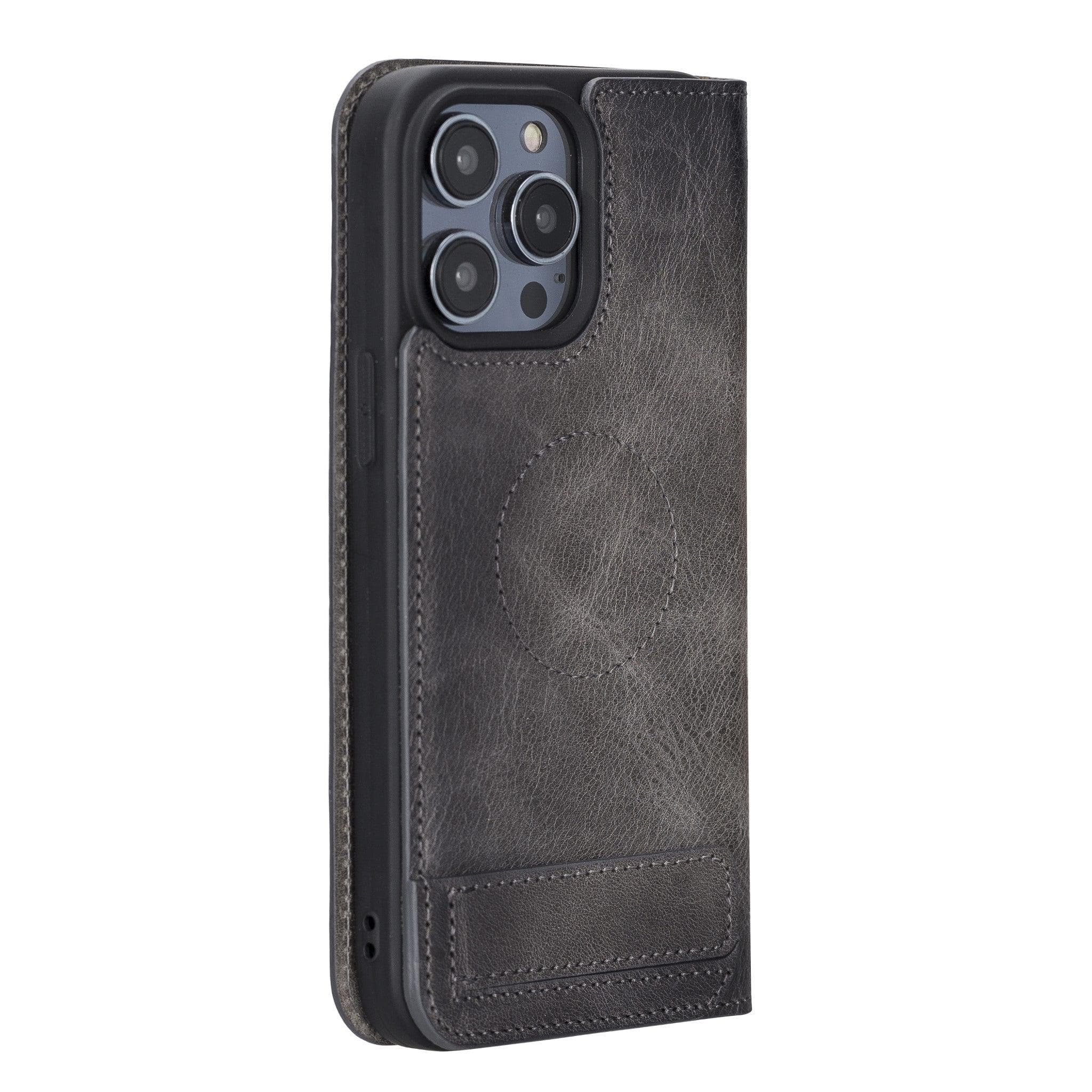 Brookscase Base iPhone 14 Series Genuine Leather Slim Wallet Case