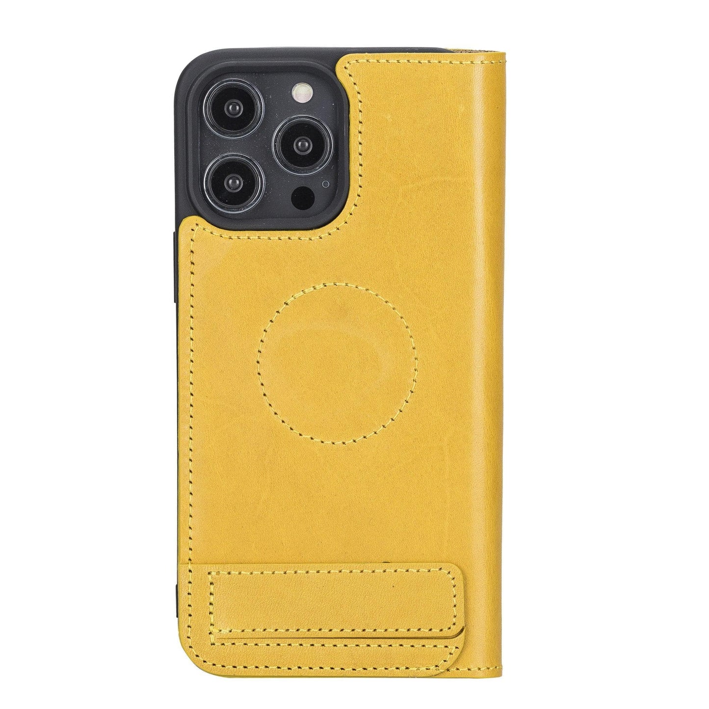 Brookscase Base iPhone 14 Series Genuine Leather Slim Wallet Case