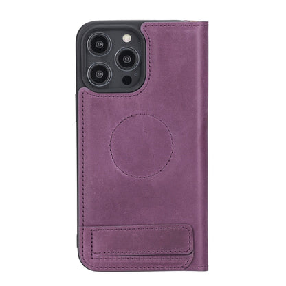 Brookscase Base iPhone 14 Series Genuine Leather Slim Wallet Case