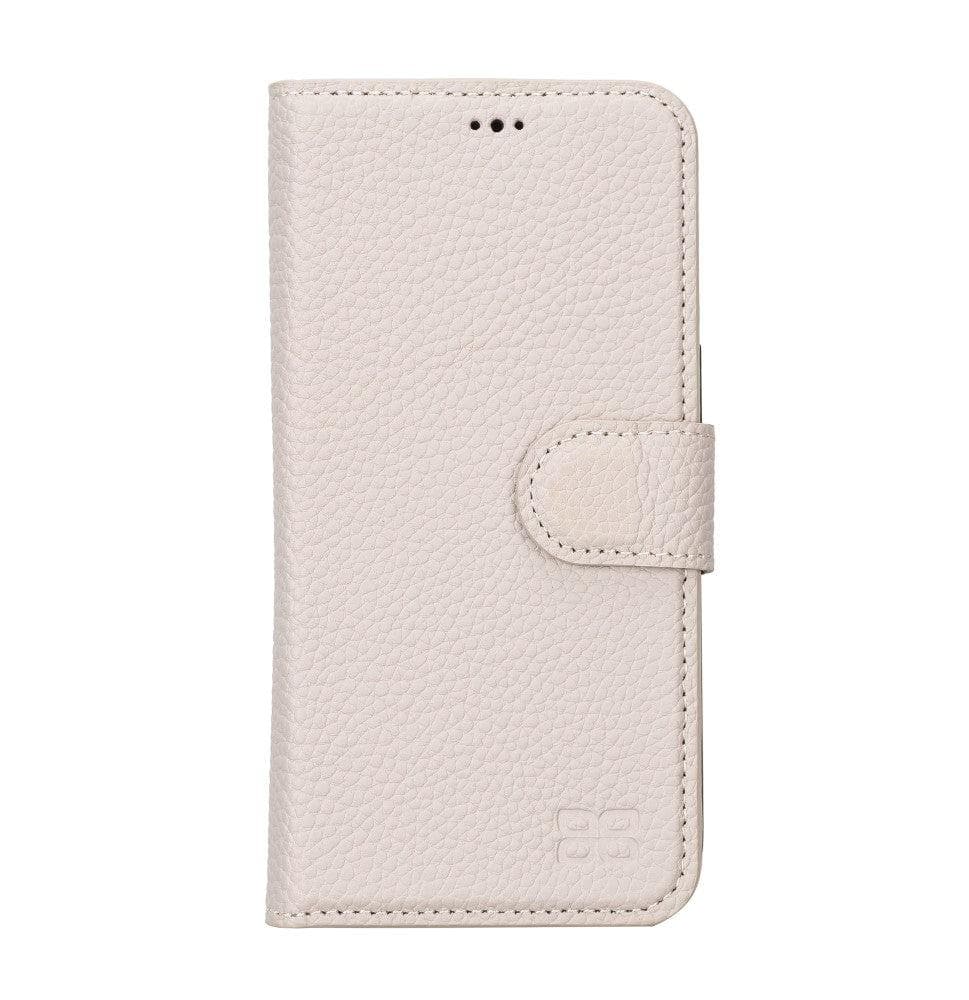 Magic iPhone 14 Series Detachable Colorful Genuine Leather Wallet Case - MW