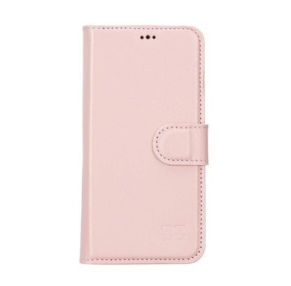 Magic iPhone 14 Series Detachable Colorful Genuine Leather Wallet Case - MW