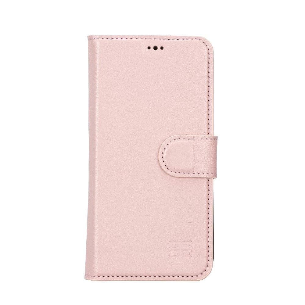 Magic iPhone 14 Series Detachable Colorful Genuine Leather Wallet Case - MW