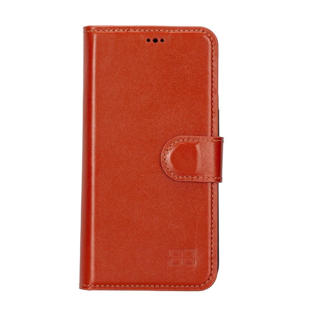 Magic iPhone 14 Series Detachable Colorful Genuine Leather Wallet Case - MW