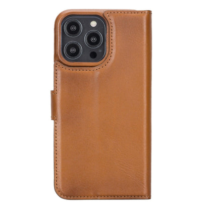 F360 Magic Wallet iPhone 14 Series Genuine Leather Detachable Wallet Case - F360MW