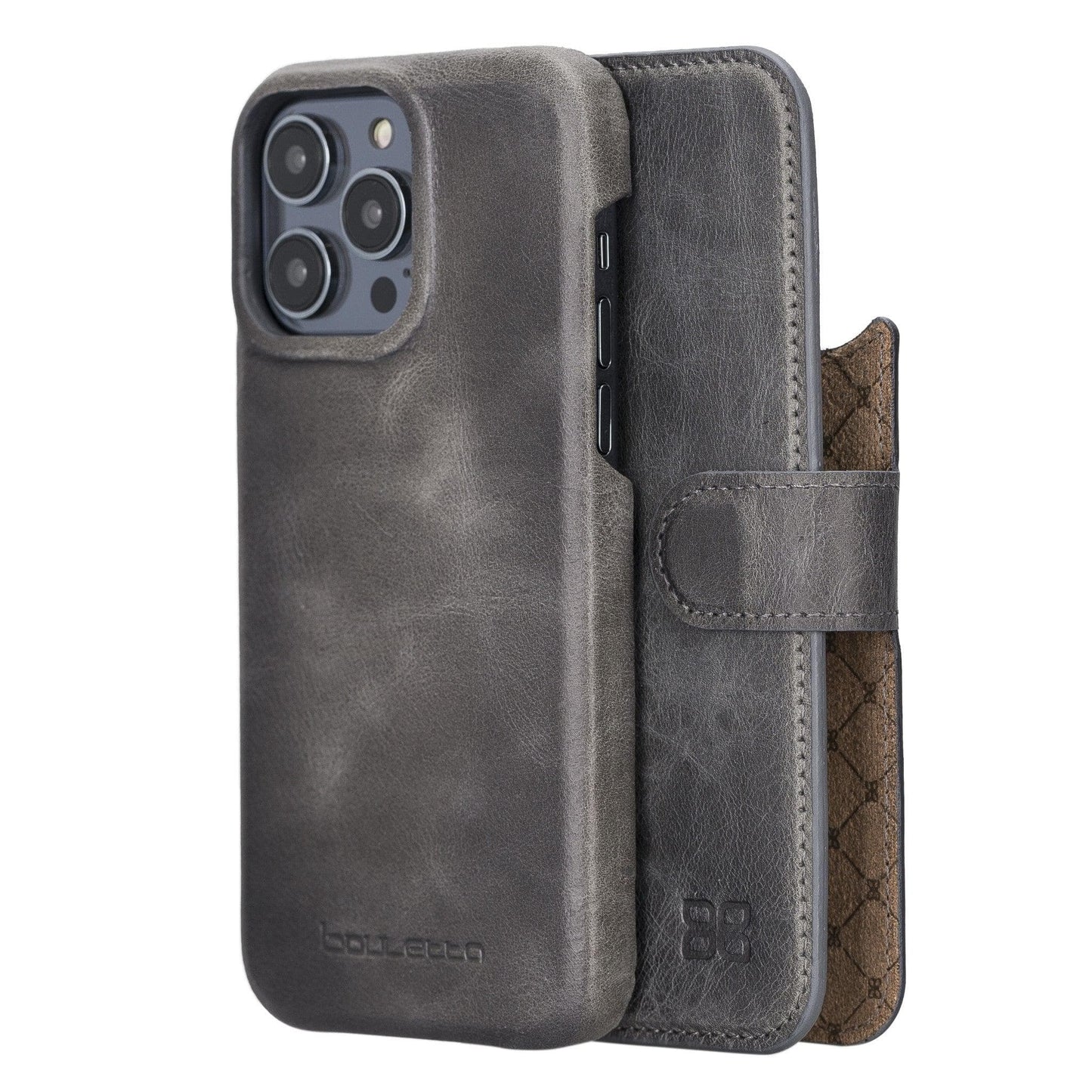 F360 Magic Wallet iPhone 14 Series Genuine Leather Detachable Wallet Case - F360MW