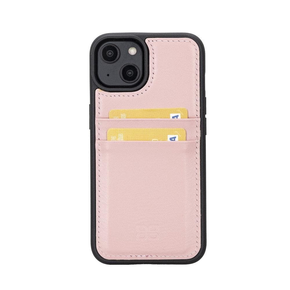 Flex Cover Card Holder iPhone 14 Series Genuine Leather Back Cover / FXC CCP