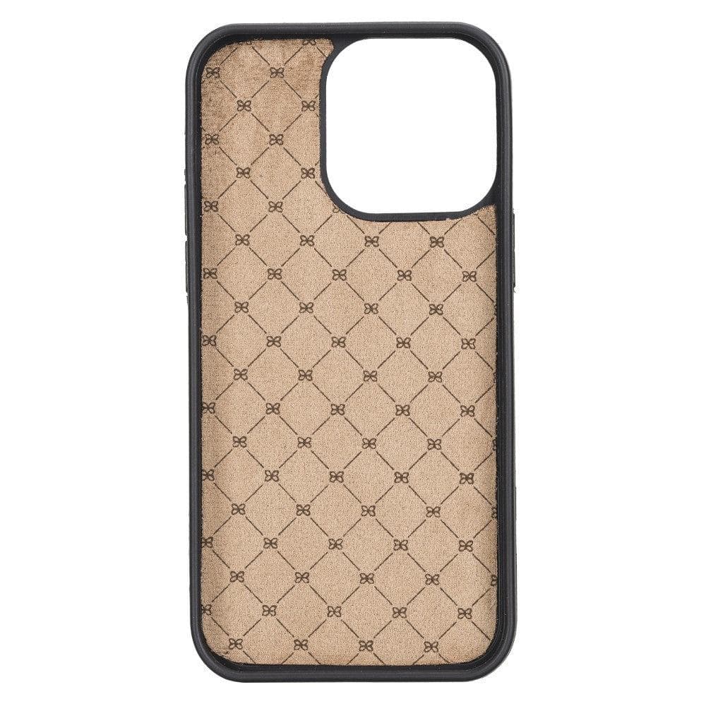 Flex Base iPhone 14 Series Genuine Leather Back Cover with Stand - FXC Base