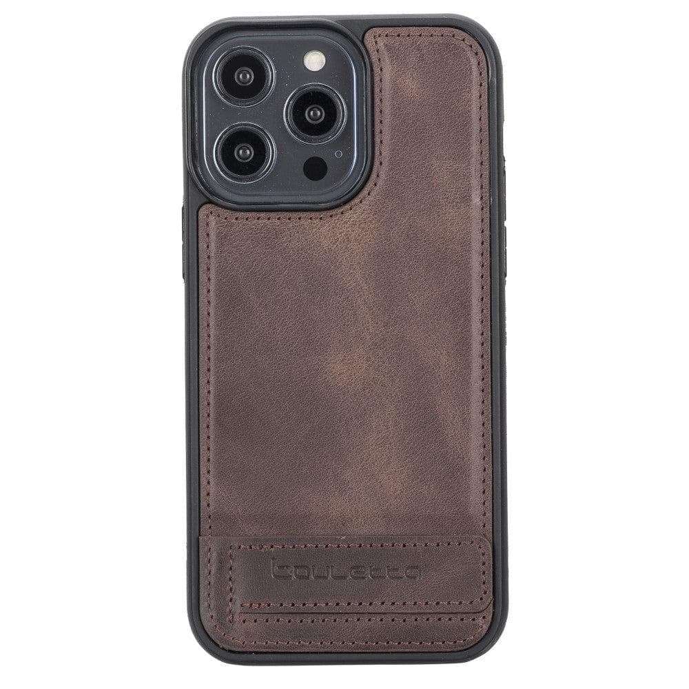 Flex Base iPhone 14 Series Genuine Leather Back Cover with Stand - FXC Base