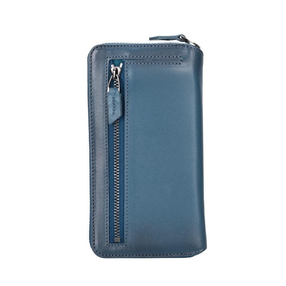 Pouch Magic Wallet iPhone 15 Series Detachable and Zipper Genuine Leather Wallet Case - PMW