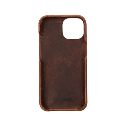 F360 iPhone 15 Series Full Genuine Leather Back Cover