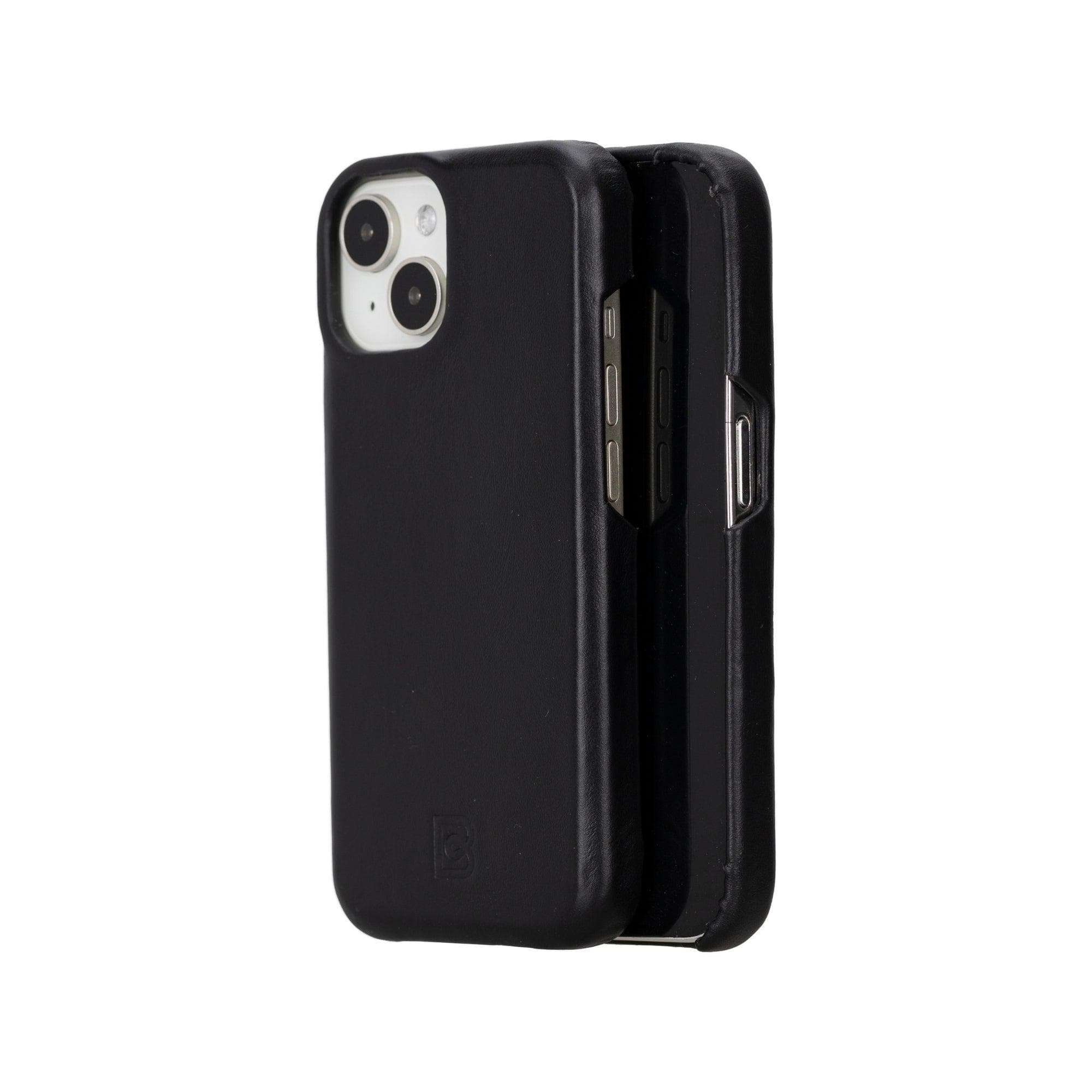 F360 iPhone 15 Series Full Genuine Leather Back Cover