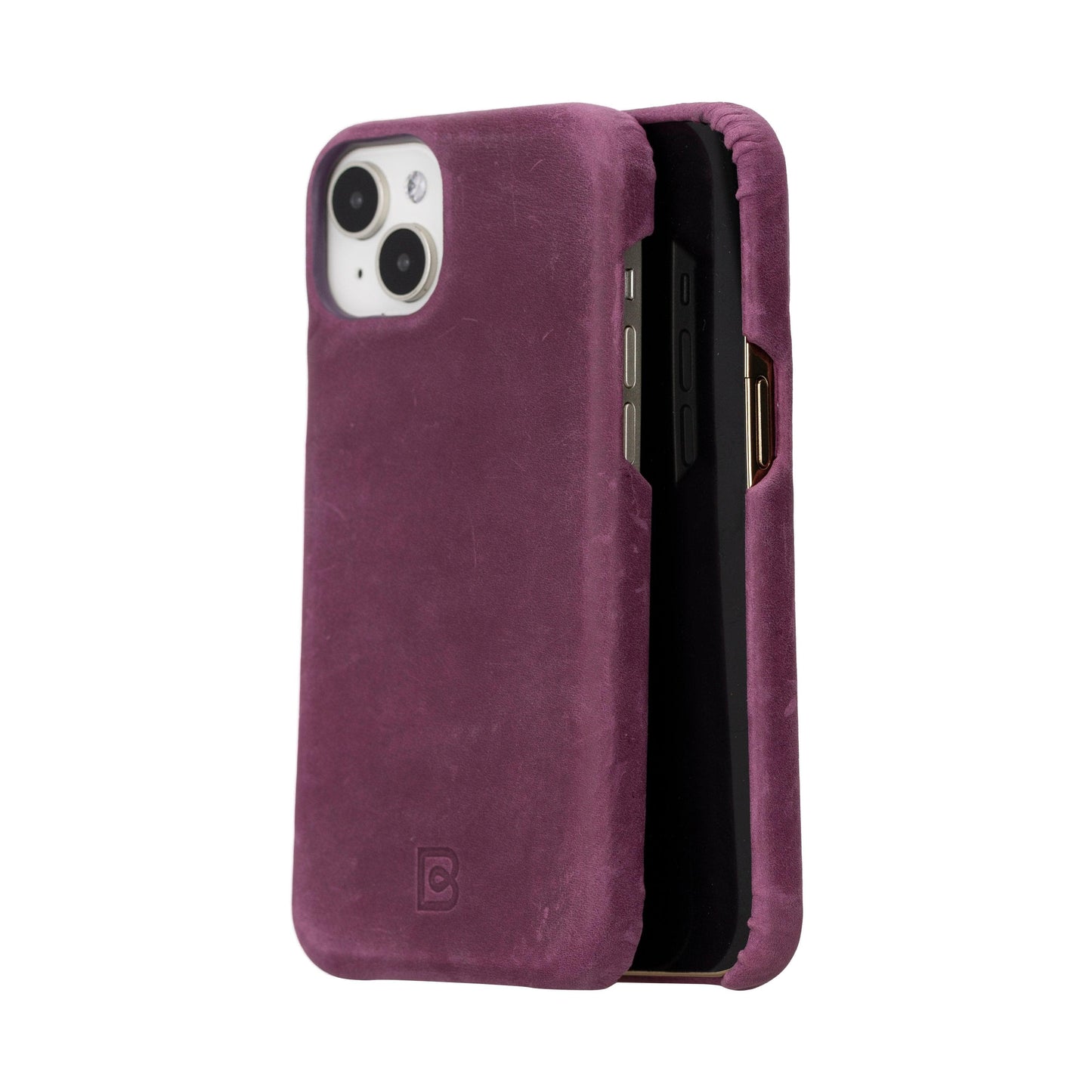 F360 iPhone 15 Series Full Genuine Leather Back Cover