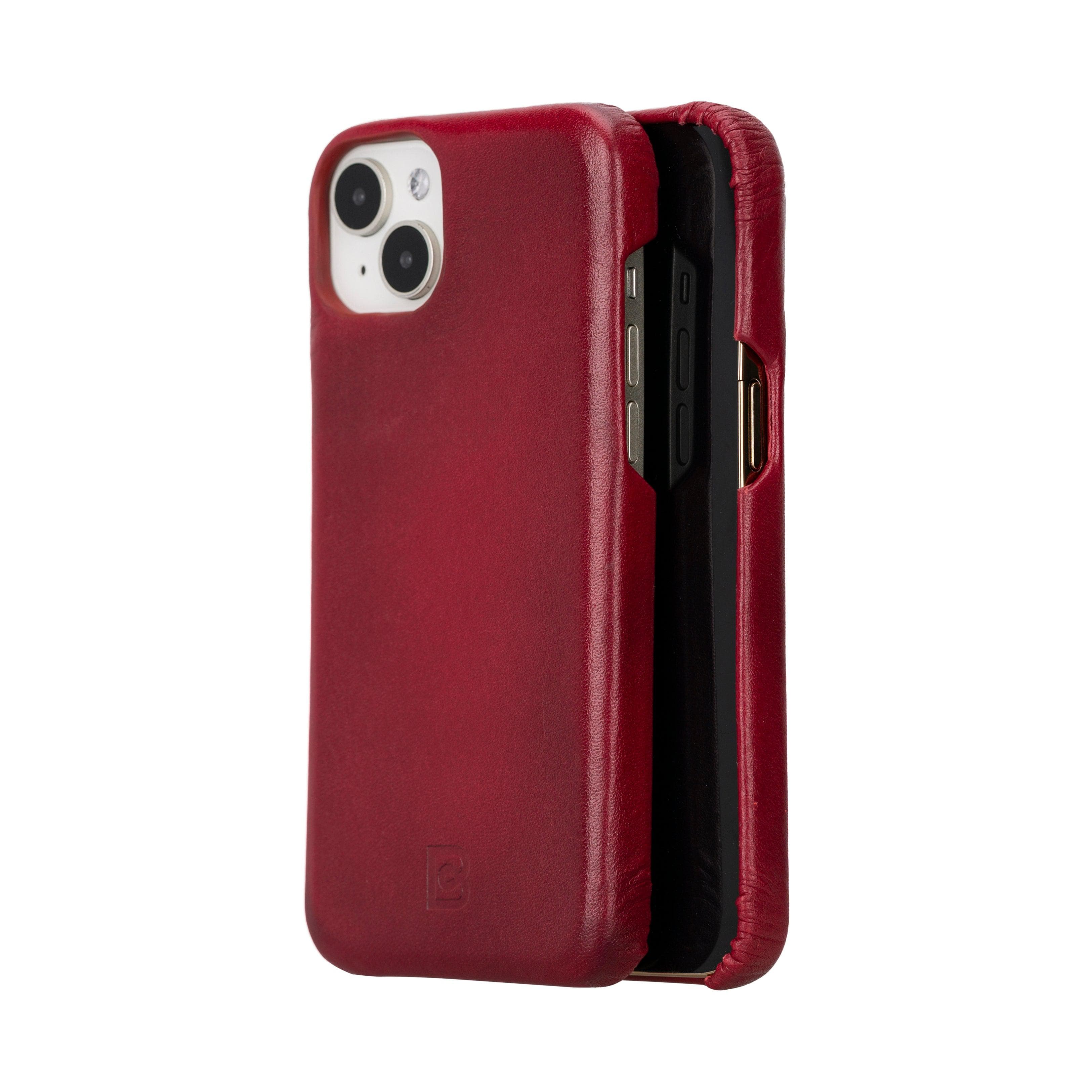 F360 iPhone 15 Series Full Genuine Leather Back Cover