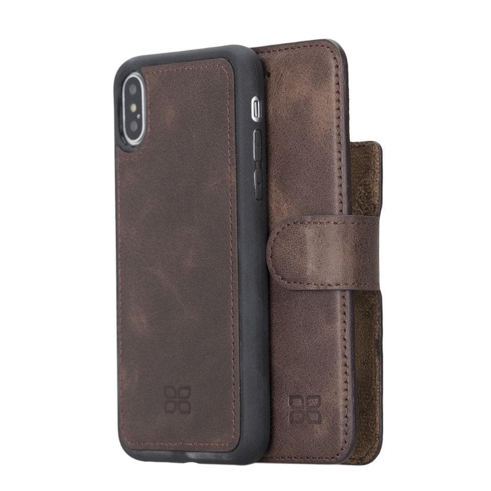 Magic iPhone X Series Detachable Genuine Leather Case / MW