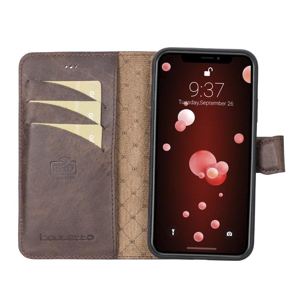 Magic iPhone X Series Detachable Genuine Leather Case / MW