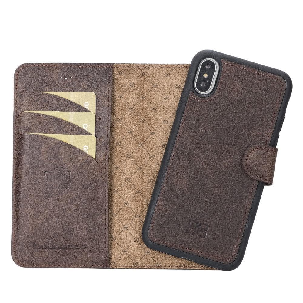 Magic iPhone X Series Detachable Genuine Leather Case / MW