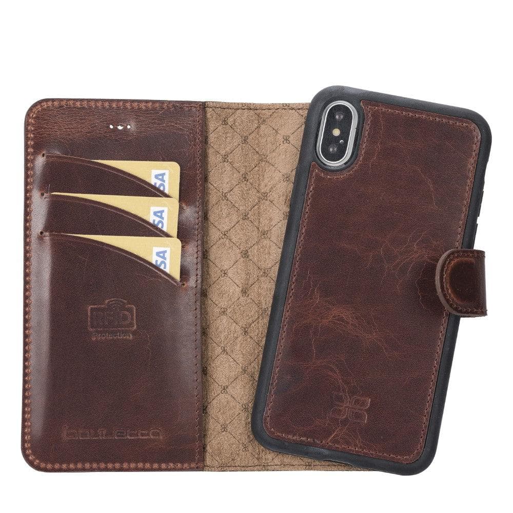 Magic iPhone X Series Detachable Genuine Leather Case / MW