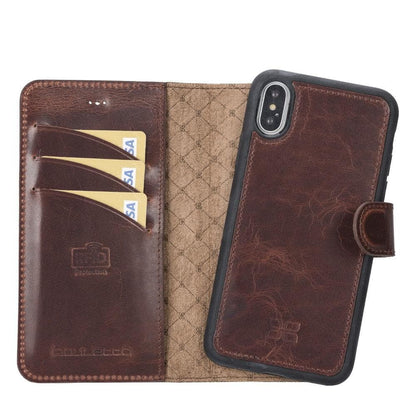 Magic iPhone X Series Detachable Genuine Leather Case / MW