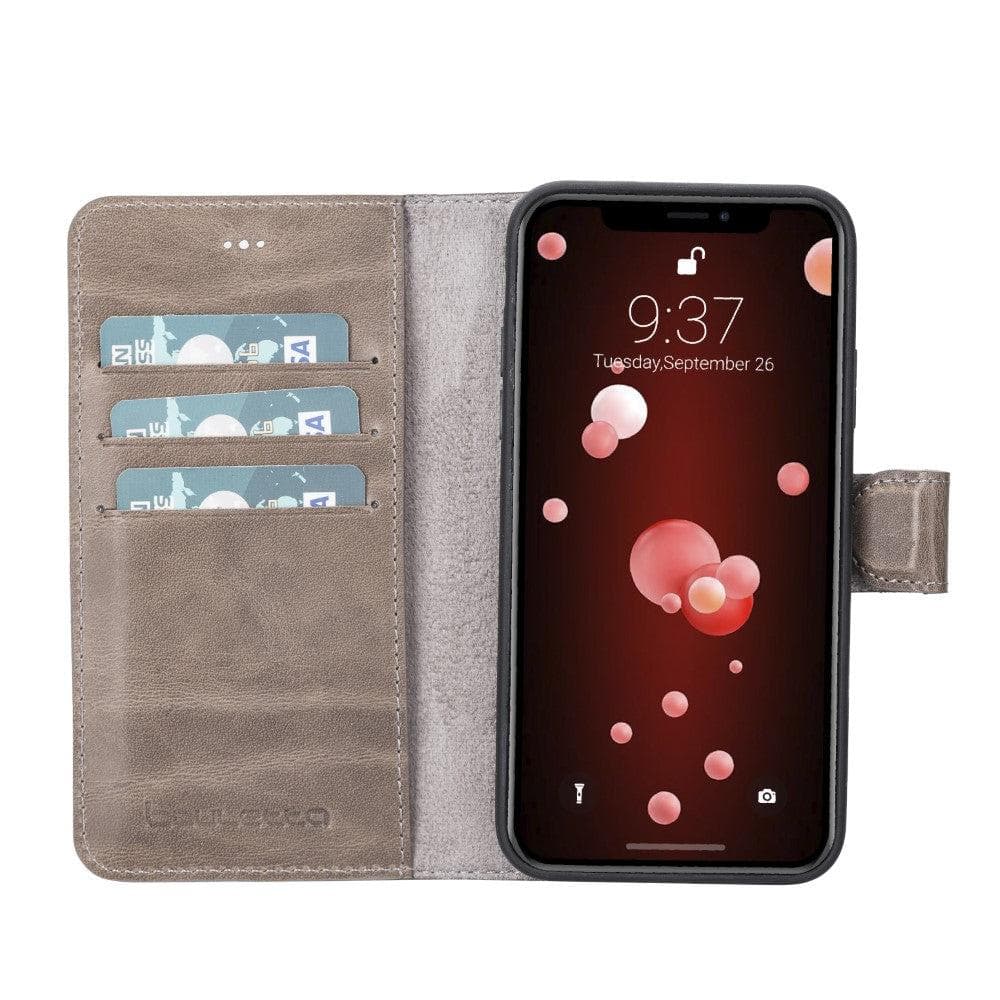 Magic iPhone X Series Detachable Genuine Leather Case / MW