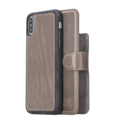 Magic iPhone X Series Detachable Genuine Leather Case / MW