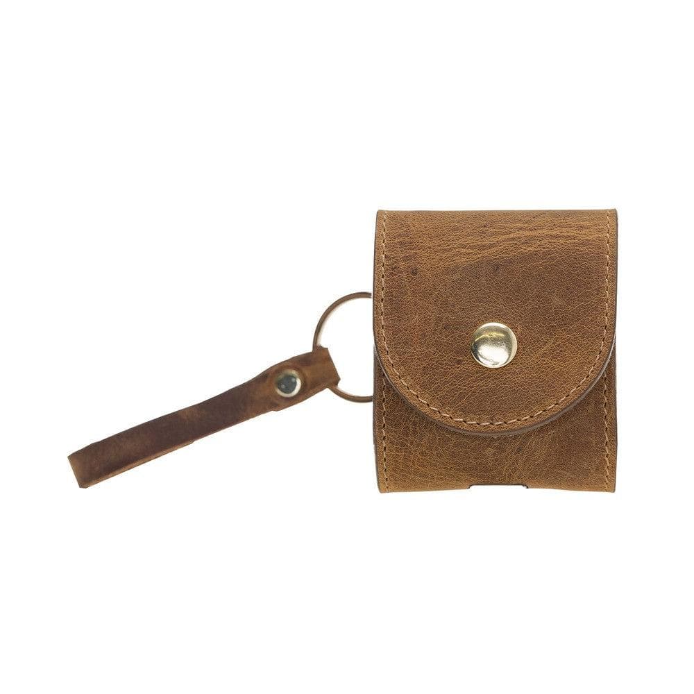 Maui Snap AirPods 1st and 2nd Generation Genuine Leather Case with Hook