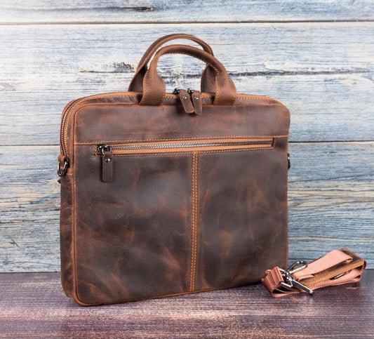 Apollo Geniune Leather Laptop Bag