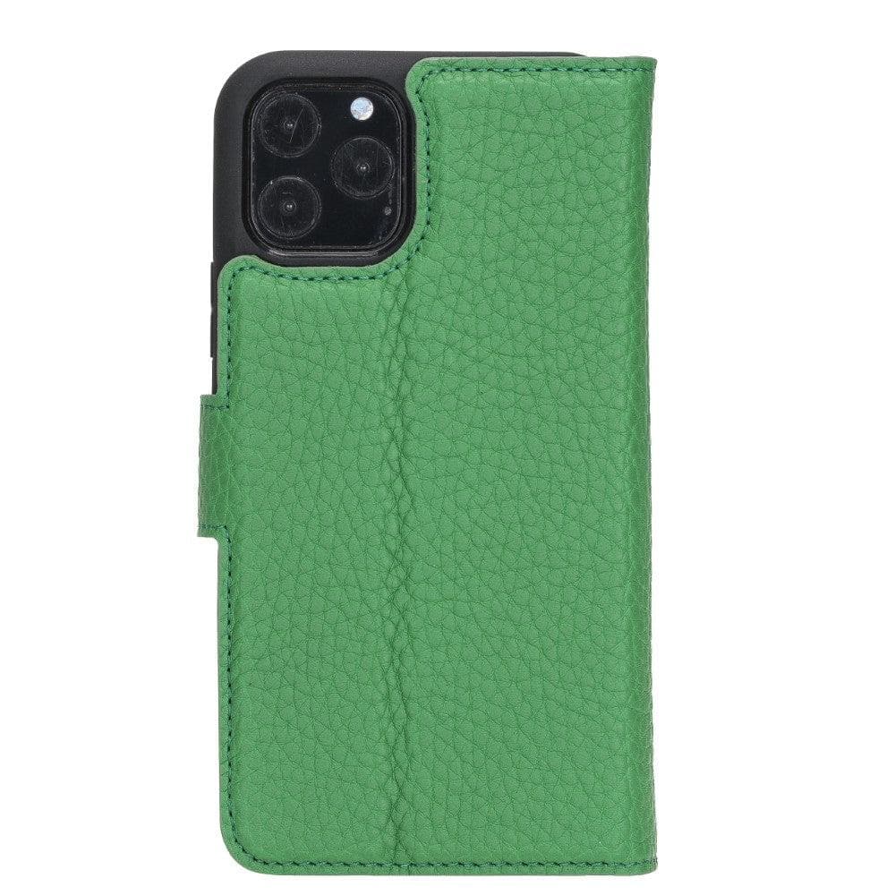 Magic iPhone 11 Series Detachable Genuine Leather Wallet Case - MW