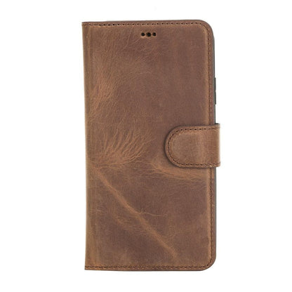 Magic iPhone 11 Series Detachable Genuine Leather Wallet Case - MW