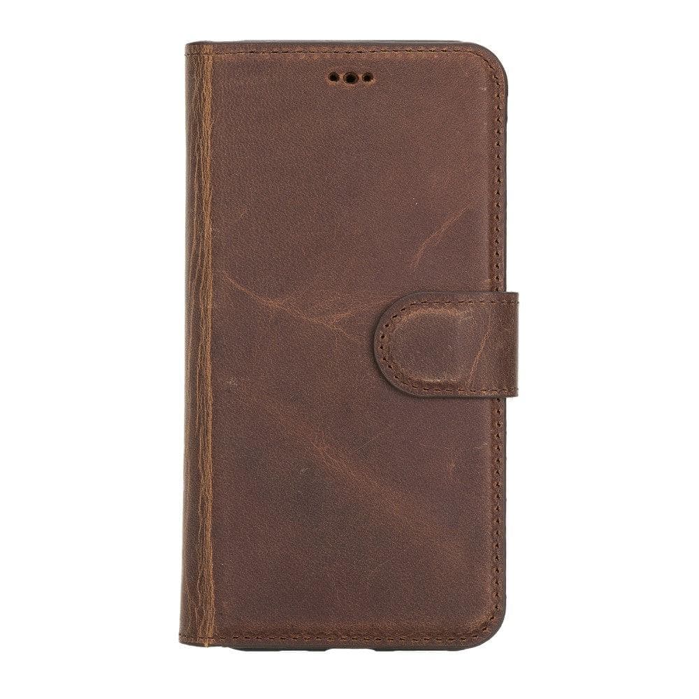 Magic iPhone 11 Series Detachable Genuine Leather Wallet Case - MW