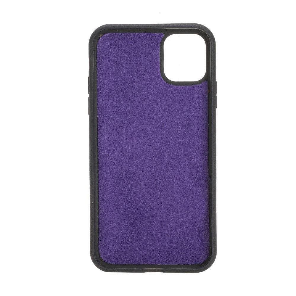 Magic iPhone 11 Series Detachable Genuine Leather Wallet Case - MW