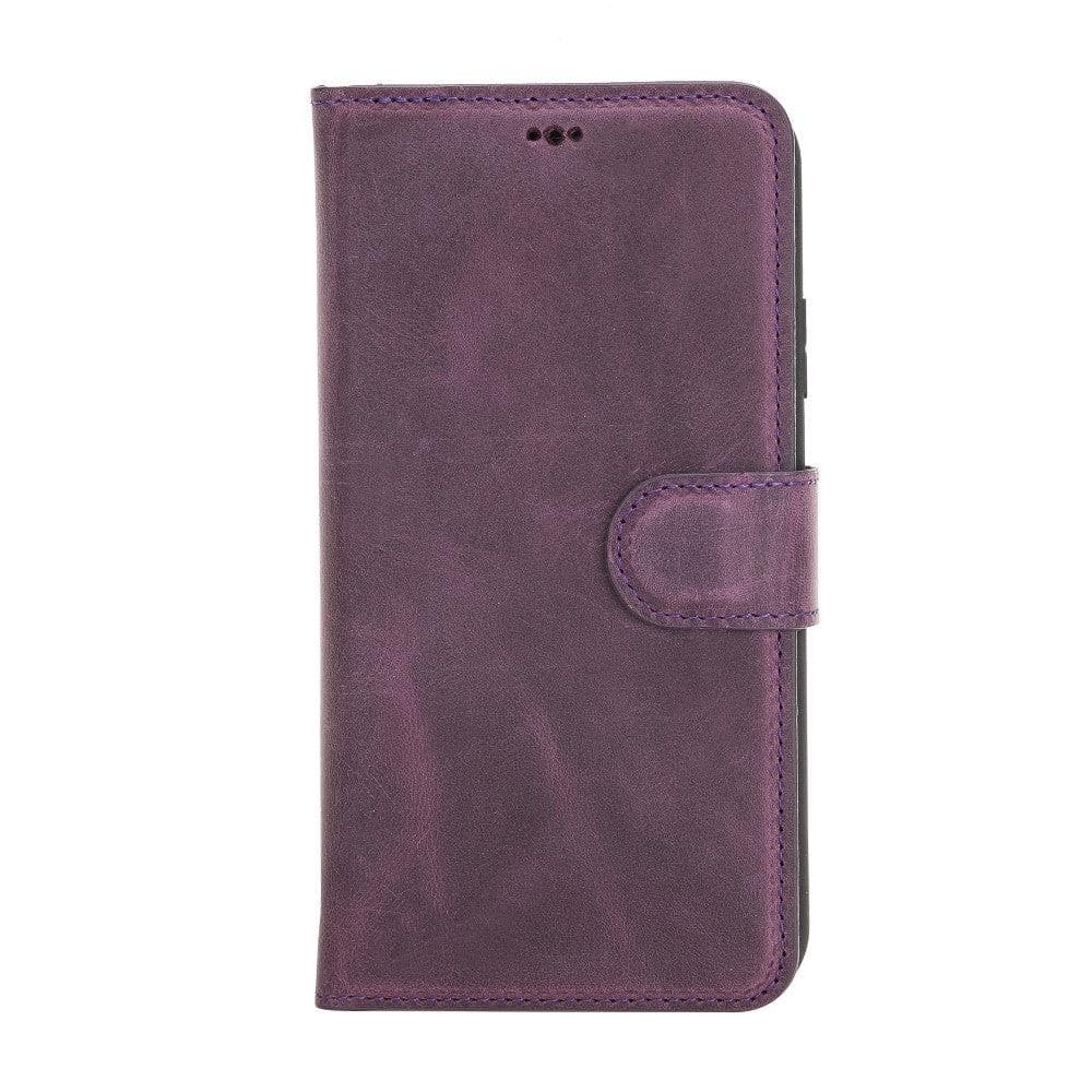 Magic iPhone 11 Series Detachable Genuine Leather Wallet Case - MW