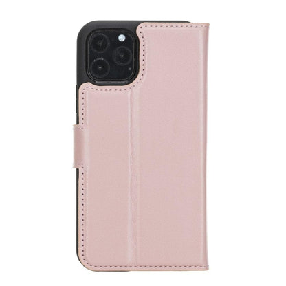 Magic iPhone 11 Series Detachable Genuine Leather Wallet Case - MW