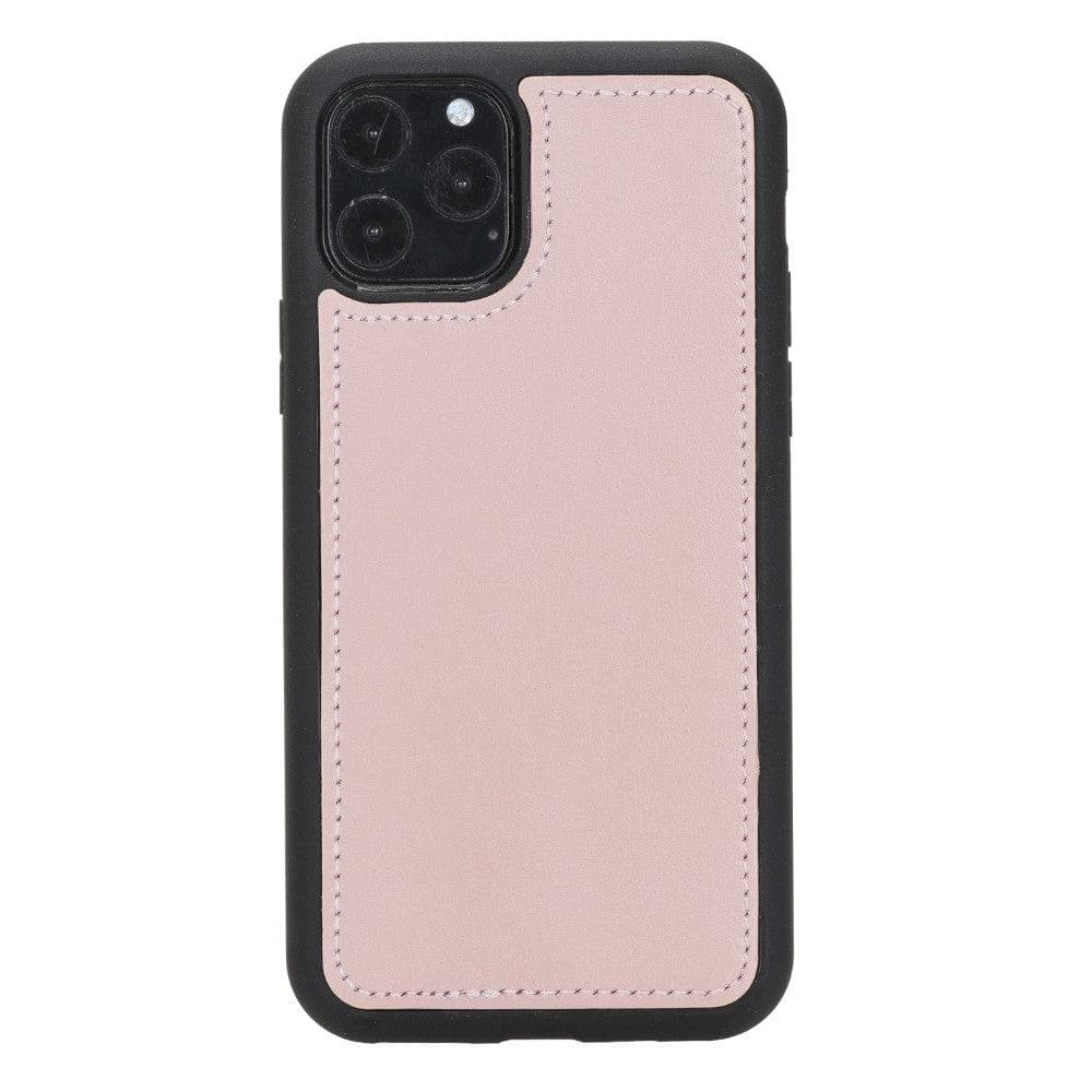 Magic iPhone 11 Series Detachable Genuine Leather Wallet Case - MW