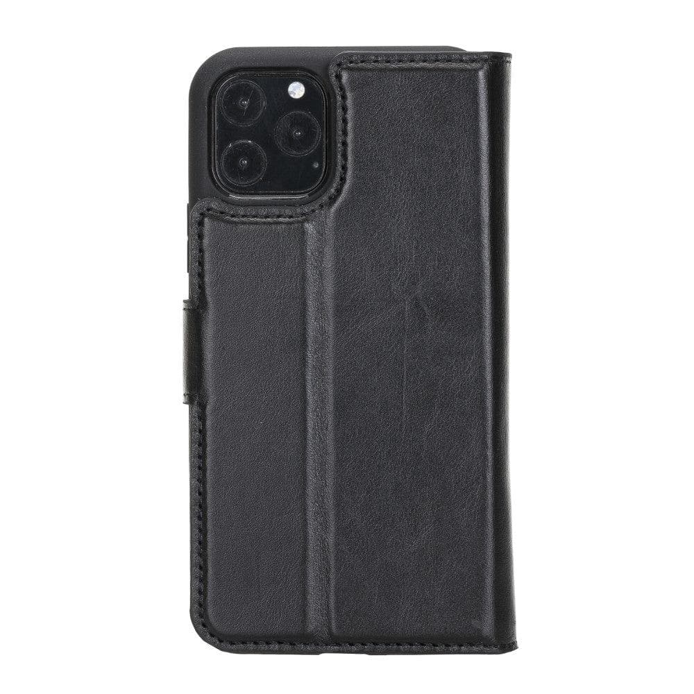 Magic iPhone 11 Series Detachable Genuine Leather Wallet Case - MW