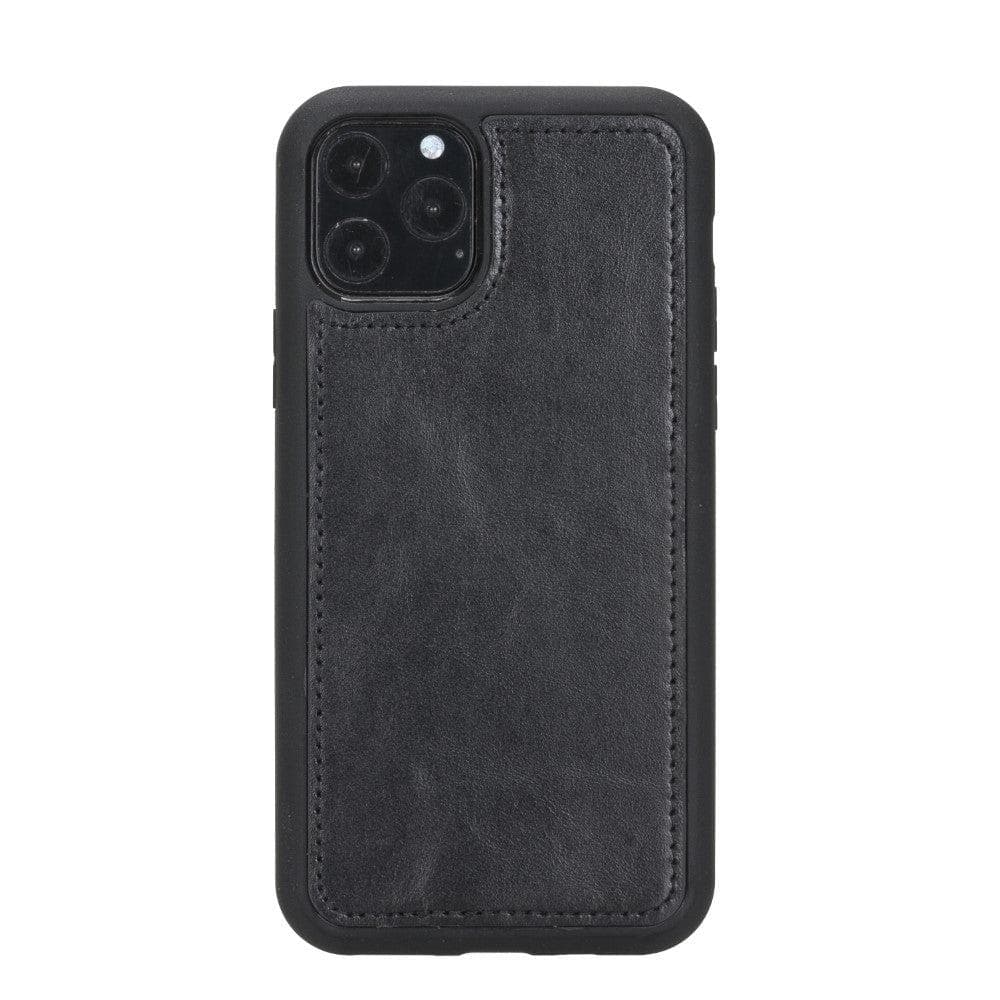 Magic iPhone 11 Series Detachable Genuine Leather Wallet Case - MW