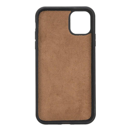 Magic iPhone 11 Series Detachable Genuine Leather Wallet Case - MW