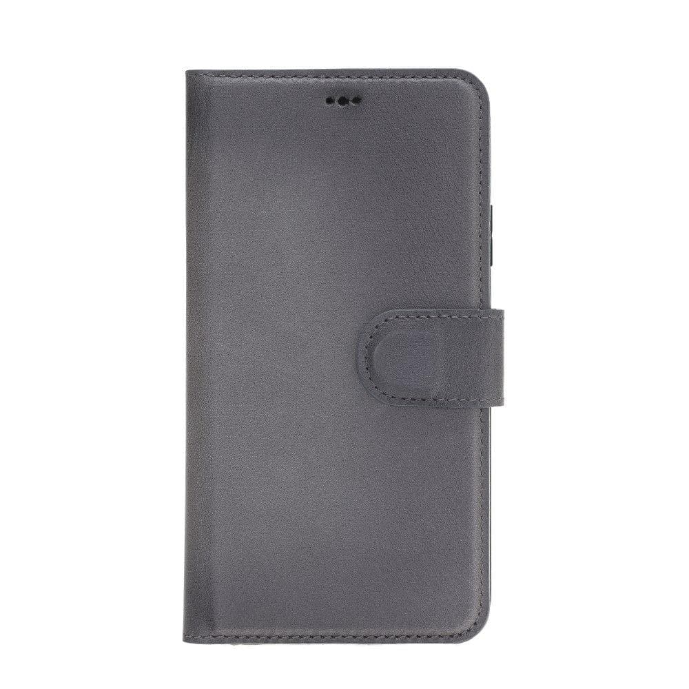 Magic iPhone 11 Series Detachable Genuine Leather Wallet Case - MW