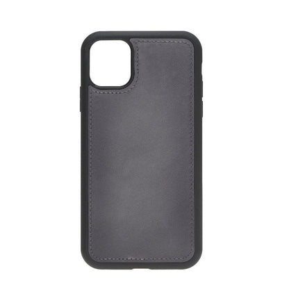 Magic iPhone 11 Series Detachable Genuine Leather Wallet Case - MW