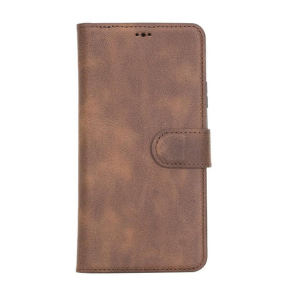 Magic iPhone 11 Series Detachable Genuine Leather Wallet Case - MW