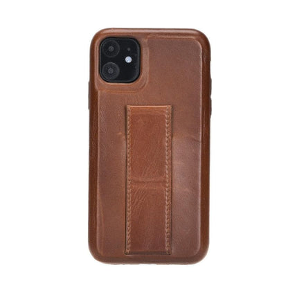 Rock Cover Stand iPhone 11 Series Genuine Leather Case / RCS